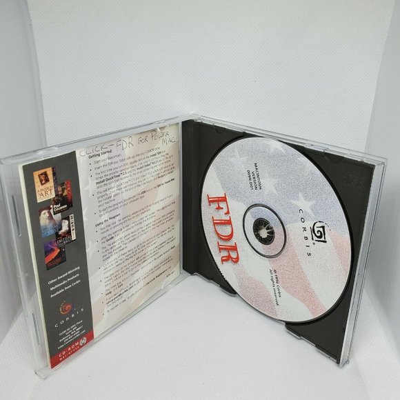 FDR Franklin Delano Roosevelt CD Rom Mac Corbis No Scratches Clean - Picture 5 of 10
